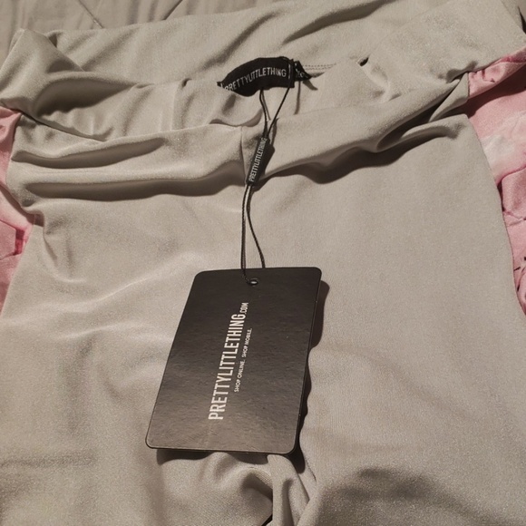 Prettylittlething pink unicorn panel leggings NWT - Picture 6 of 7